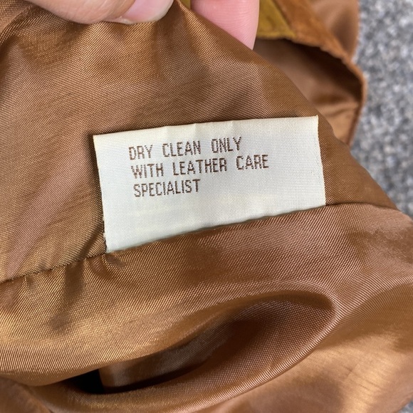 Vintage Sheplers Brown Leather Vest Size XL - Picture 9 of 12